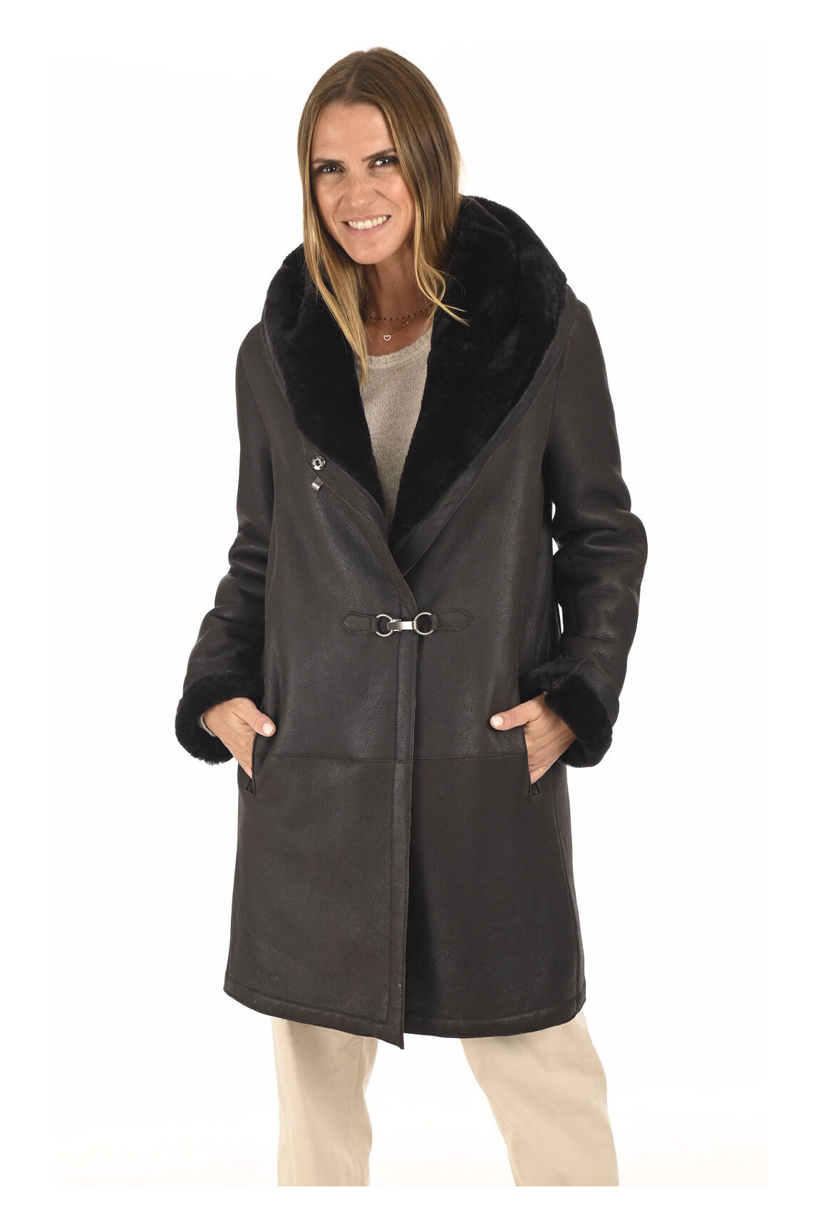 Levinsky Manteaux Longs Femme couleur marron