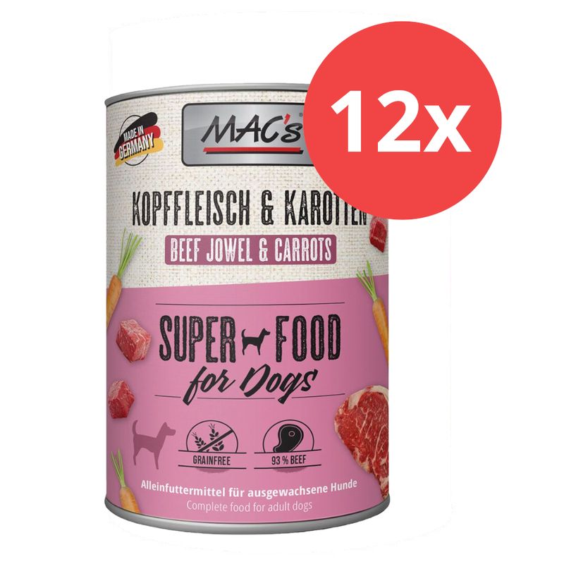 Sparpaket MAC's Adult Superfood 12 x 400 g