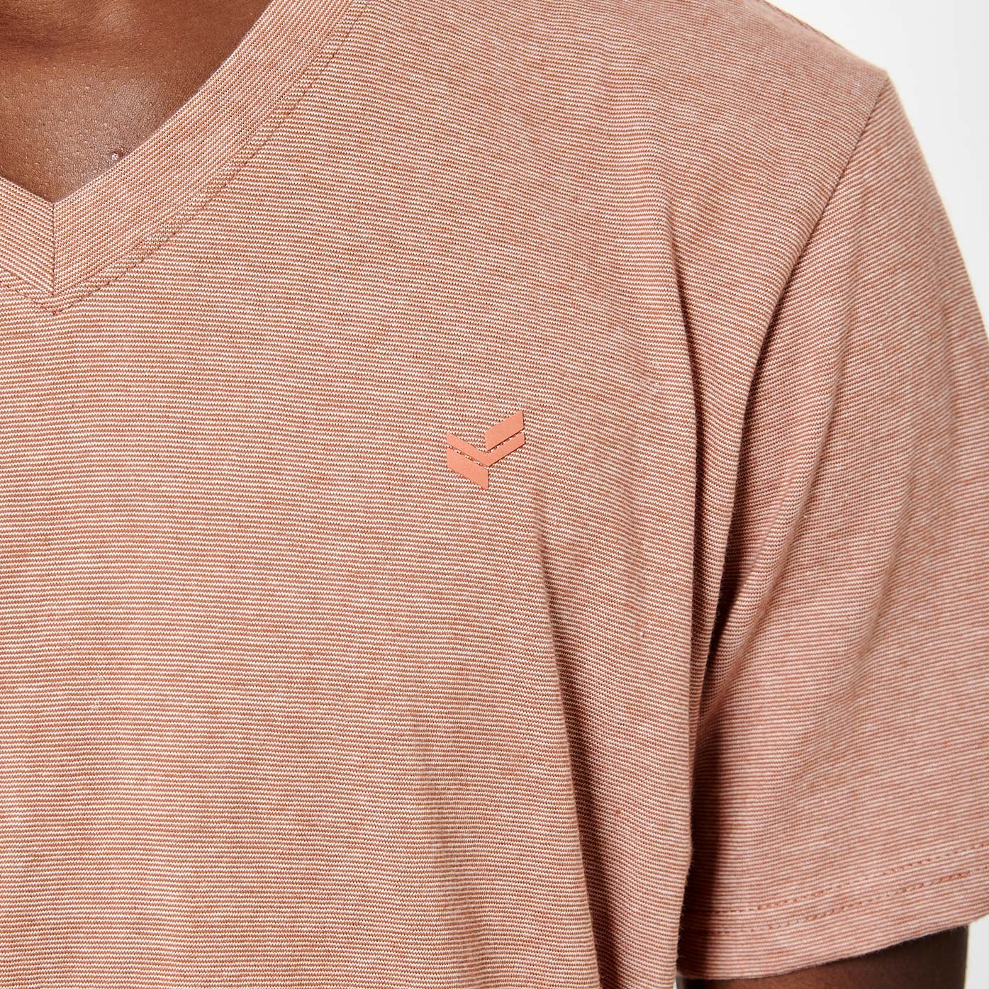 SAVE   T-shirt marron Homme en 100% coton