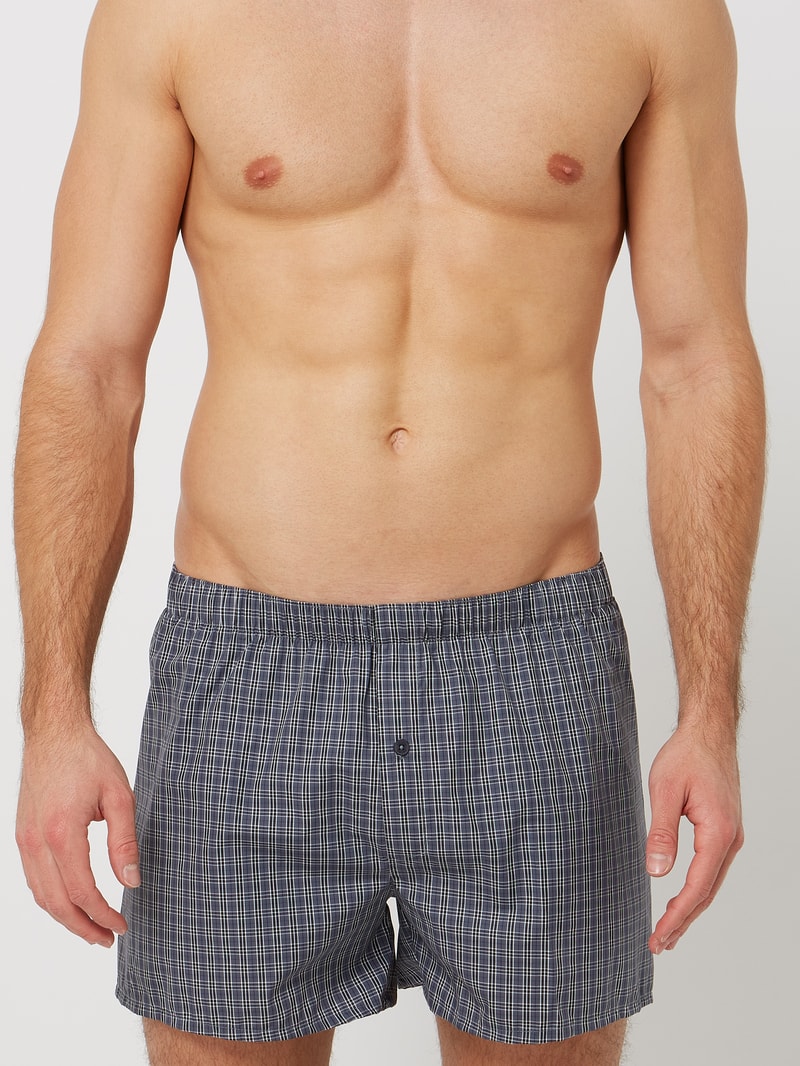 Boxershorts aus Baumwolle in dunkelgrau