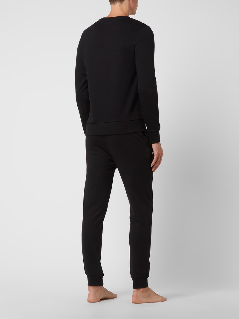 Loungewear im Set in schwarz