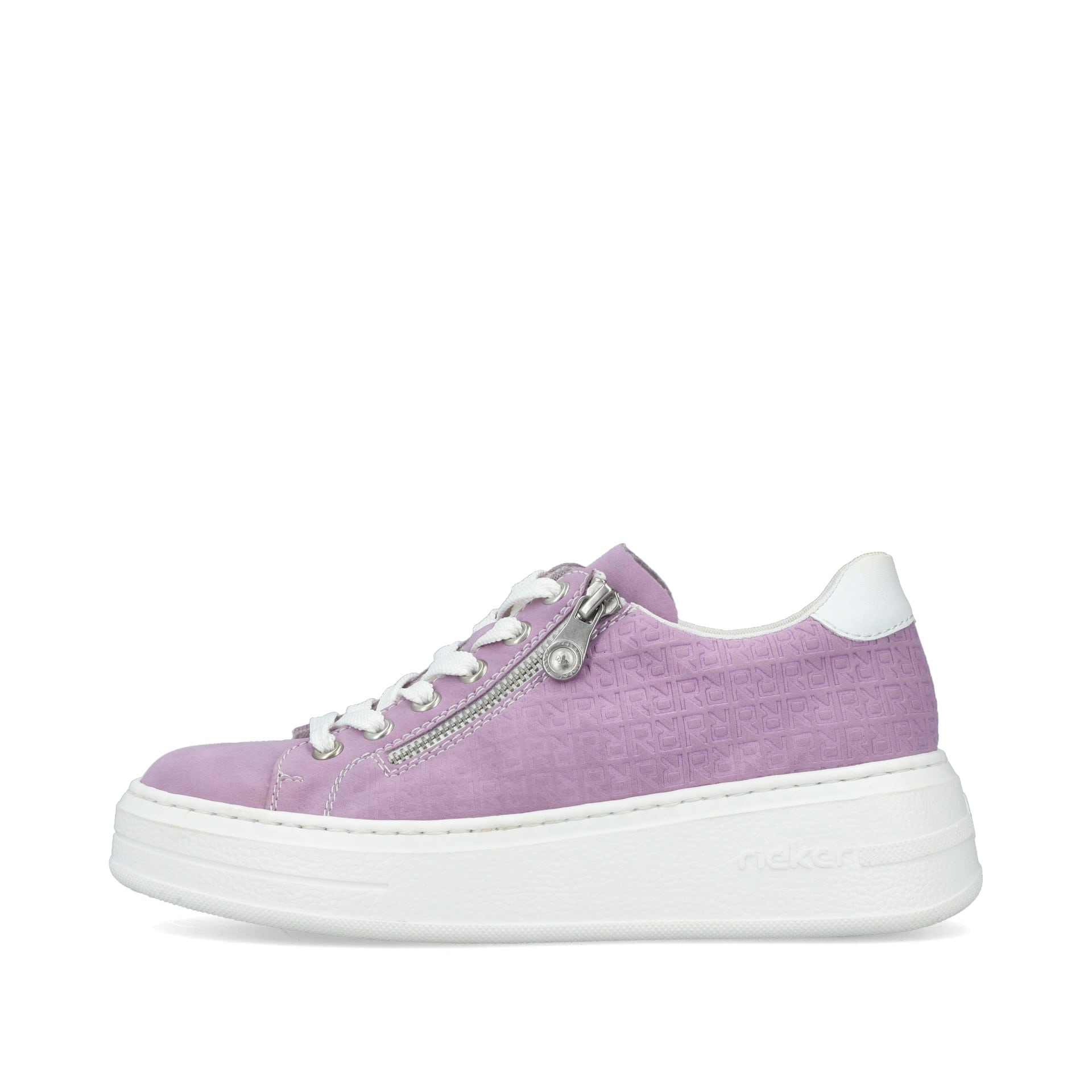 Rieker Damen Sneaker Low fliederfaben