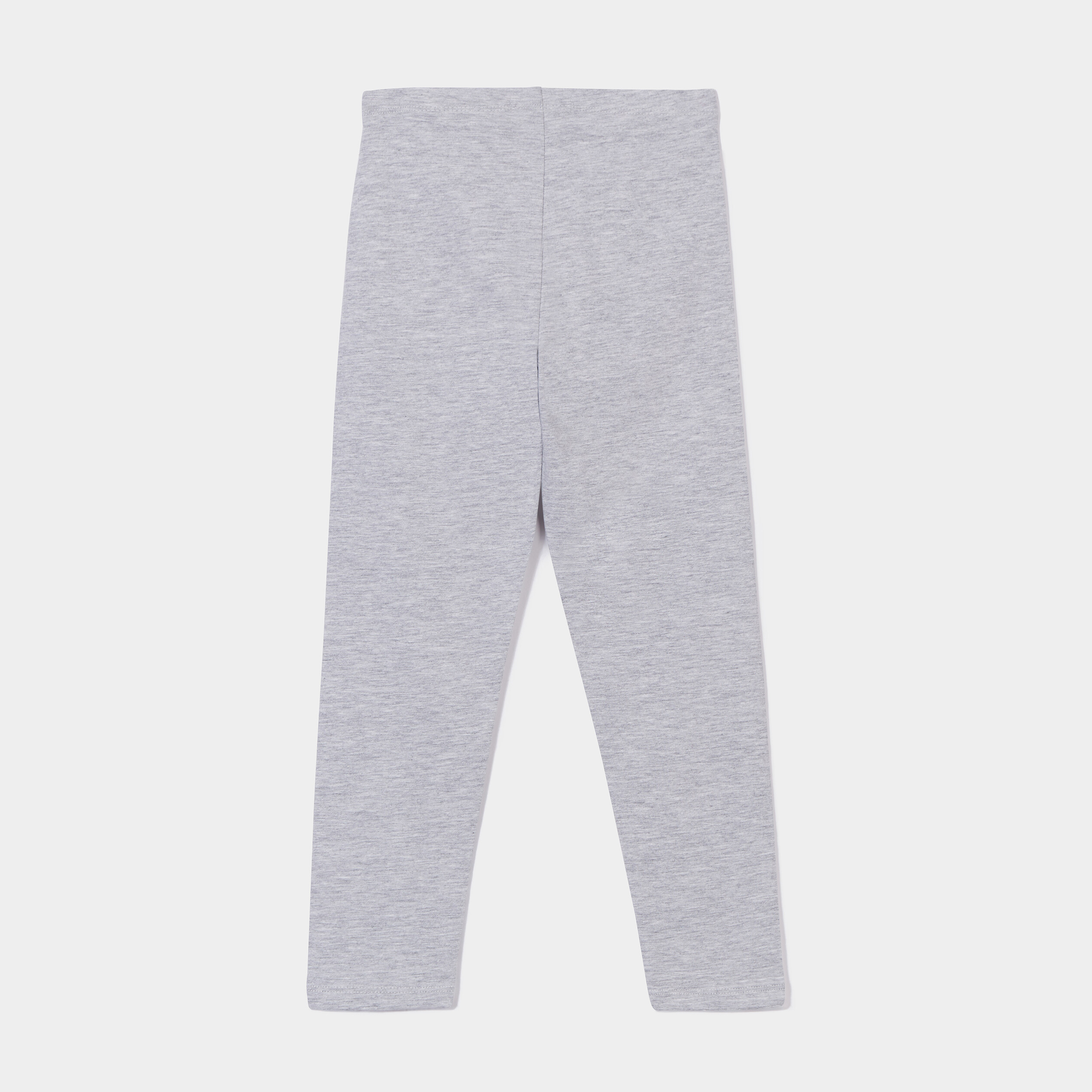 Lot 2 leggings coton gris fille | La Halle