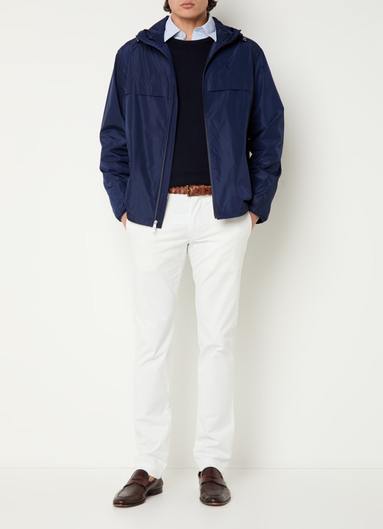 Ralph Lauren vjetrovka s džepovima na patentni zatvarač i vezom logotipa
