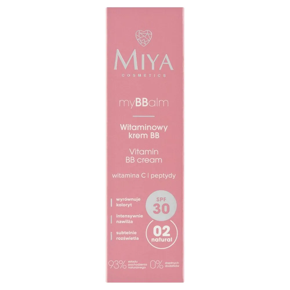 Miya myBBalm BB SPF30 - Vitaminska BB krema SPF30 02 Natural 30ml