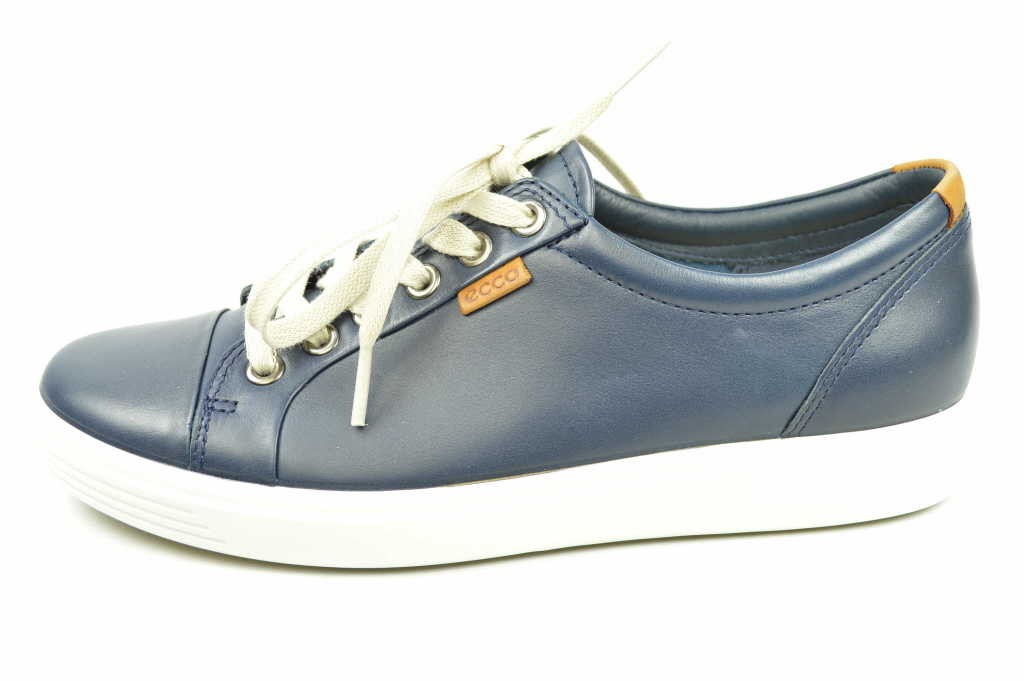 ECCO Freizeit Schnürer blau Soft 7