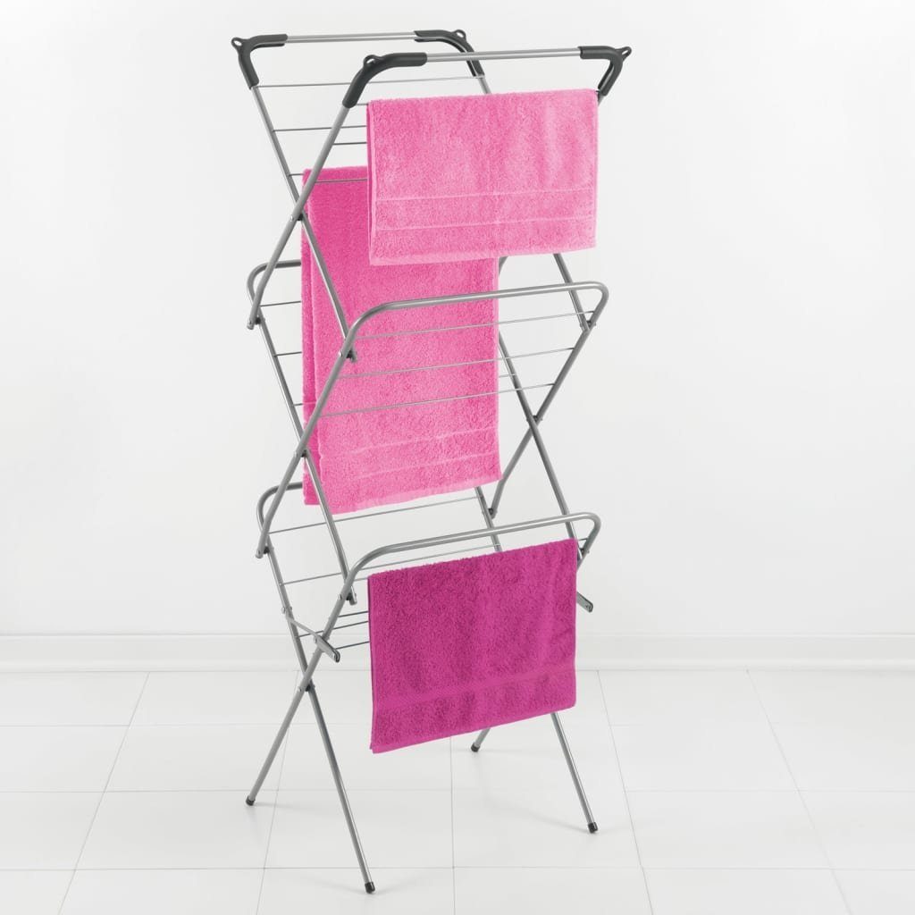 Metaltex Wäscheständer Turm-Wäschetrockner mit 3 Etagen Tec Concerto Slim 9,5 m