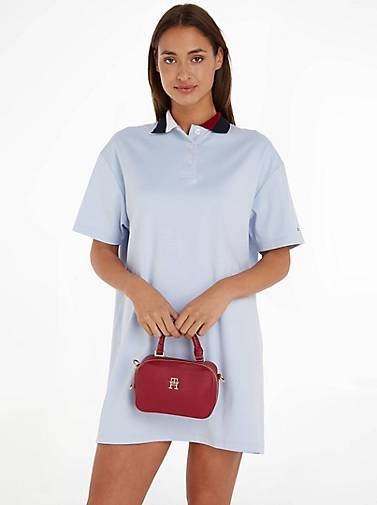 TOMMY HILFIGER Damen Schultertasche TH EMBLEM TRUNK