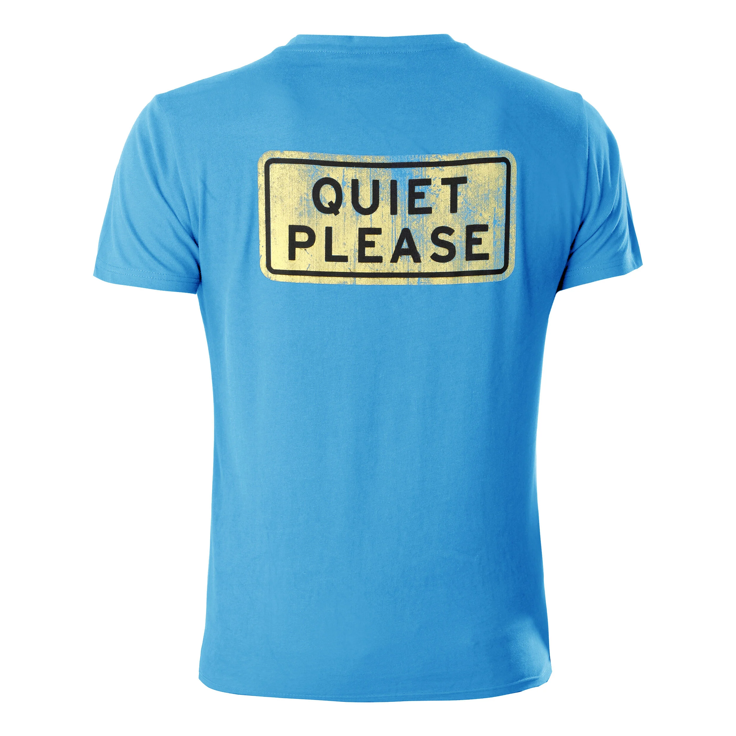 Australia Road Sign T-Shirt Herren - Blau, Gelb