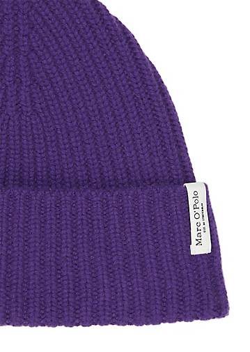 Marc O'Polo Strickmütze mit luxuriöser Kaschmirwolle