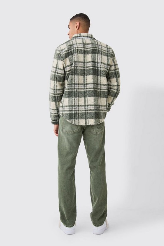 Kariertes Borg-Overshirt