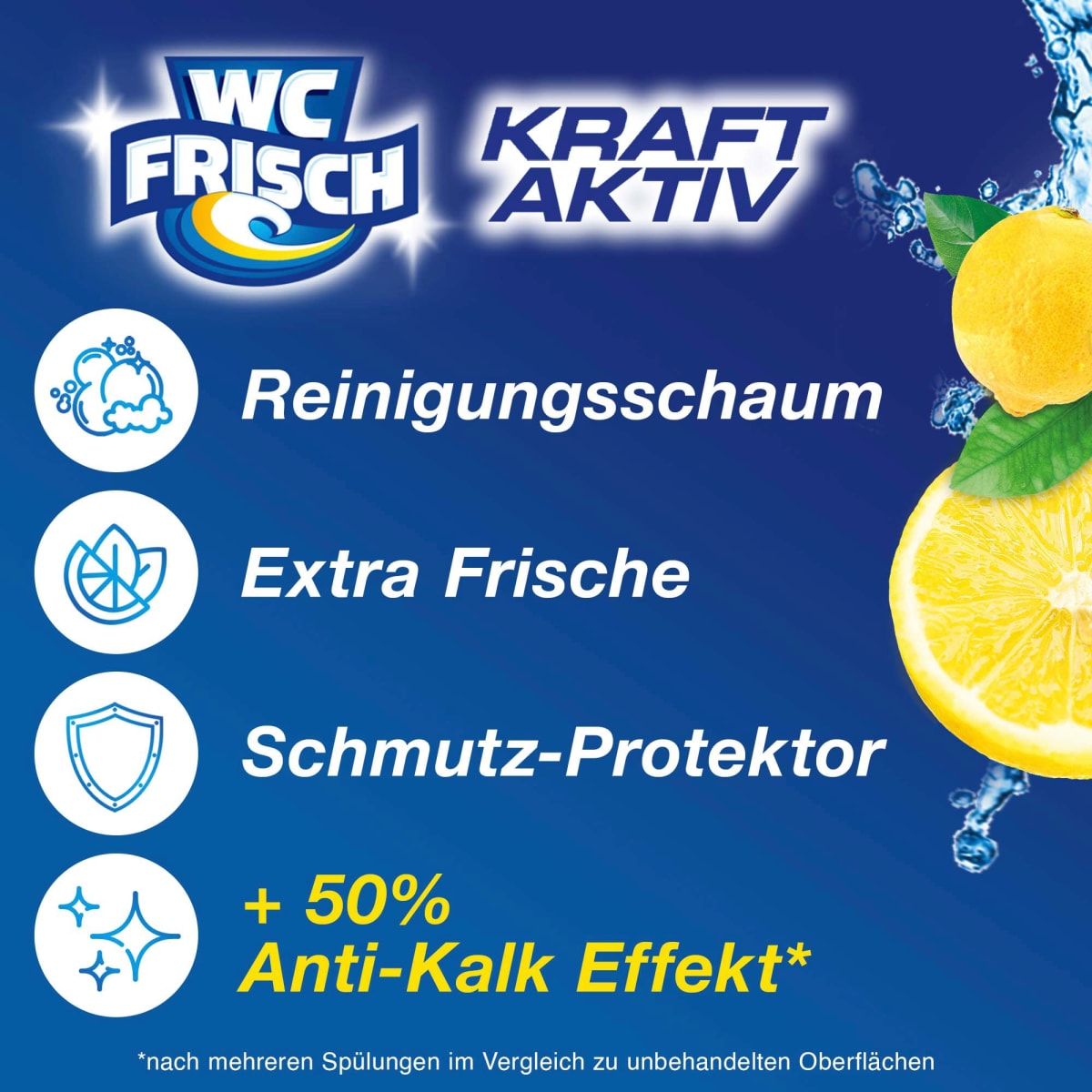 WC-Stein Kraft Aktiv Lemon, 2 St