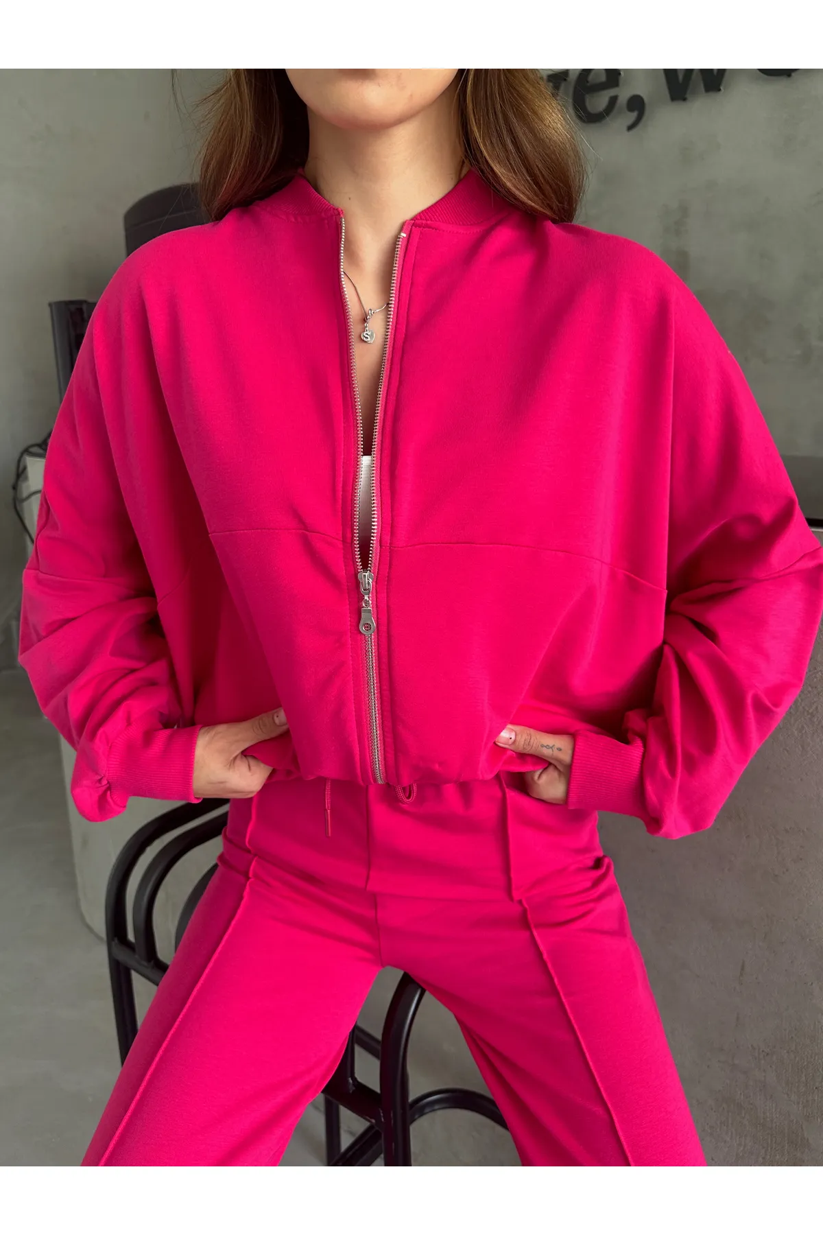 Laluvia  Fuchsia Charlie Trainingsanzug-Set