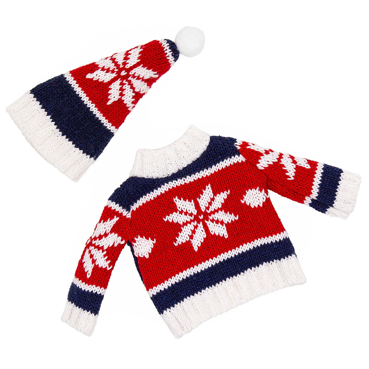 Pullover und Mütze