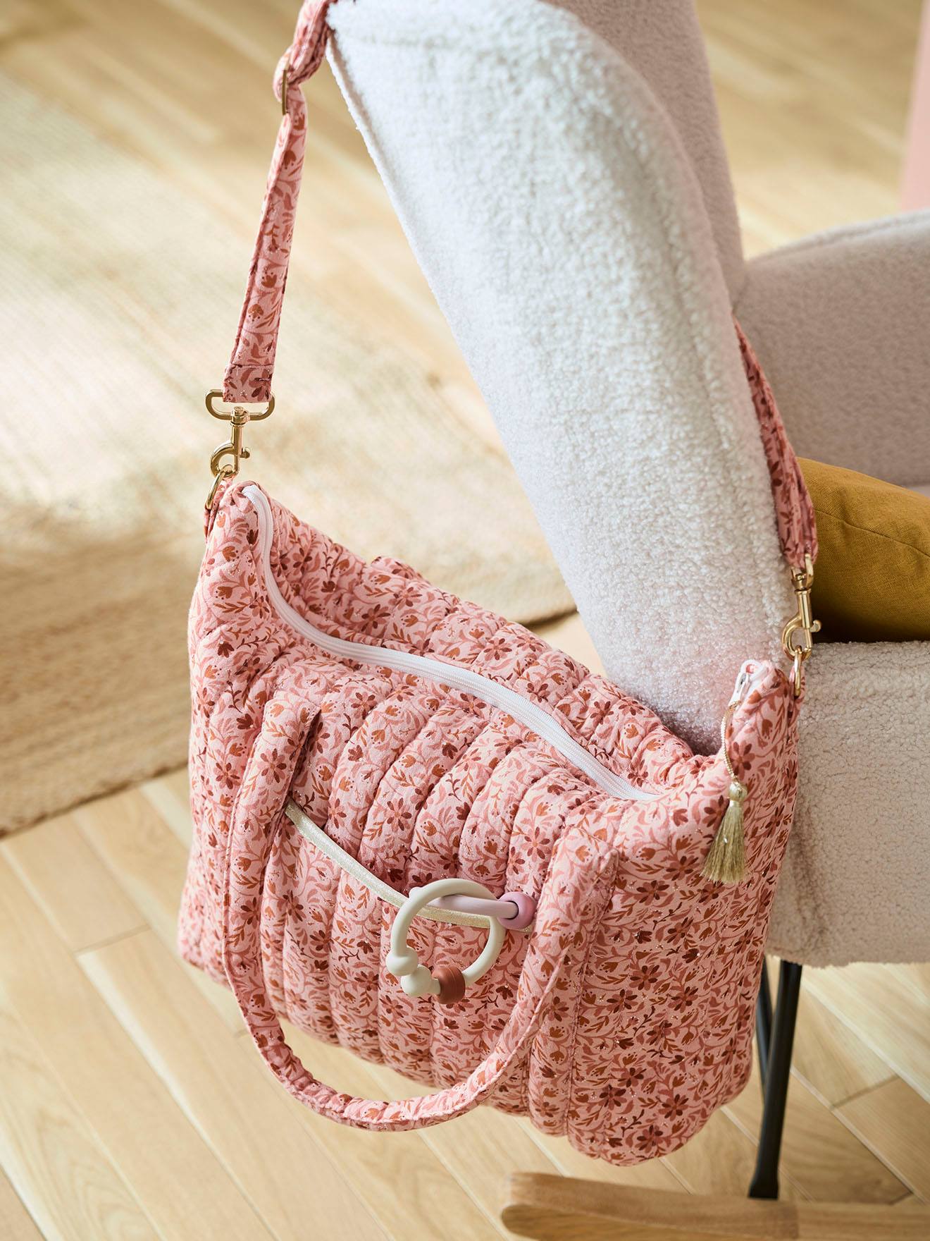Sac à langer en gaze de coton Plume folk