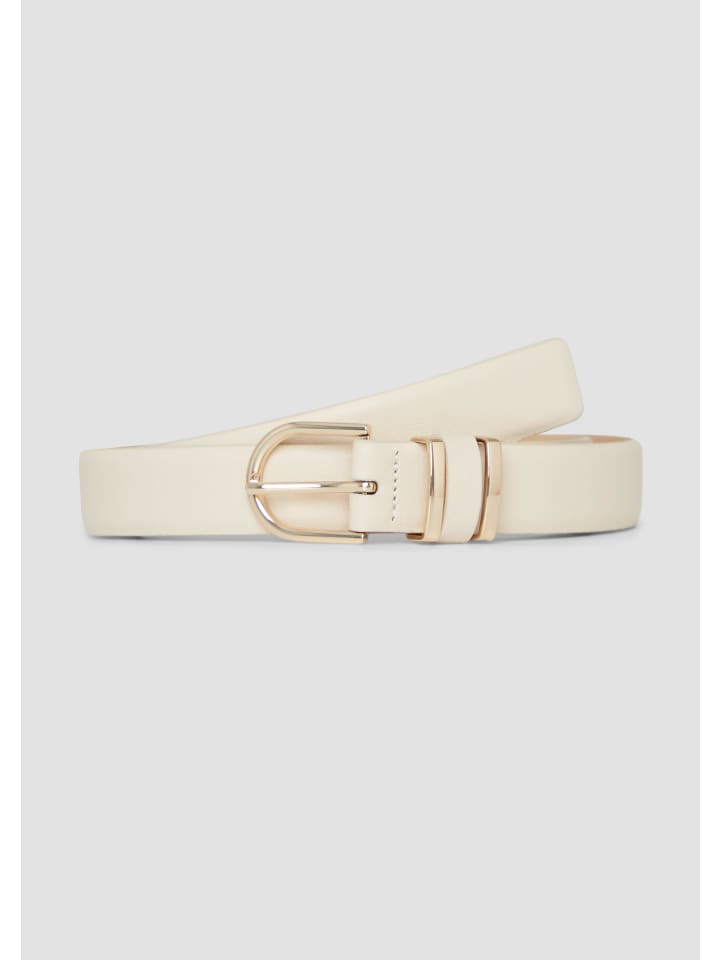 s.Oliver BLACK LABEL Taillengürtel in Creme günstig kaufen