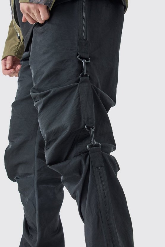 Tall lockere Nylon-Hose mit elastischem Bund