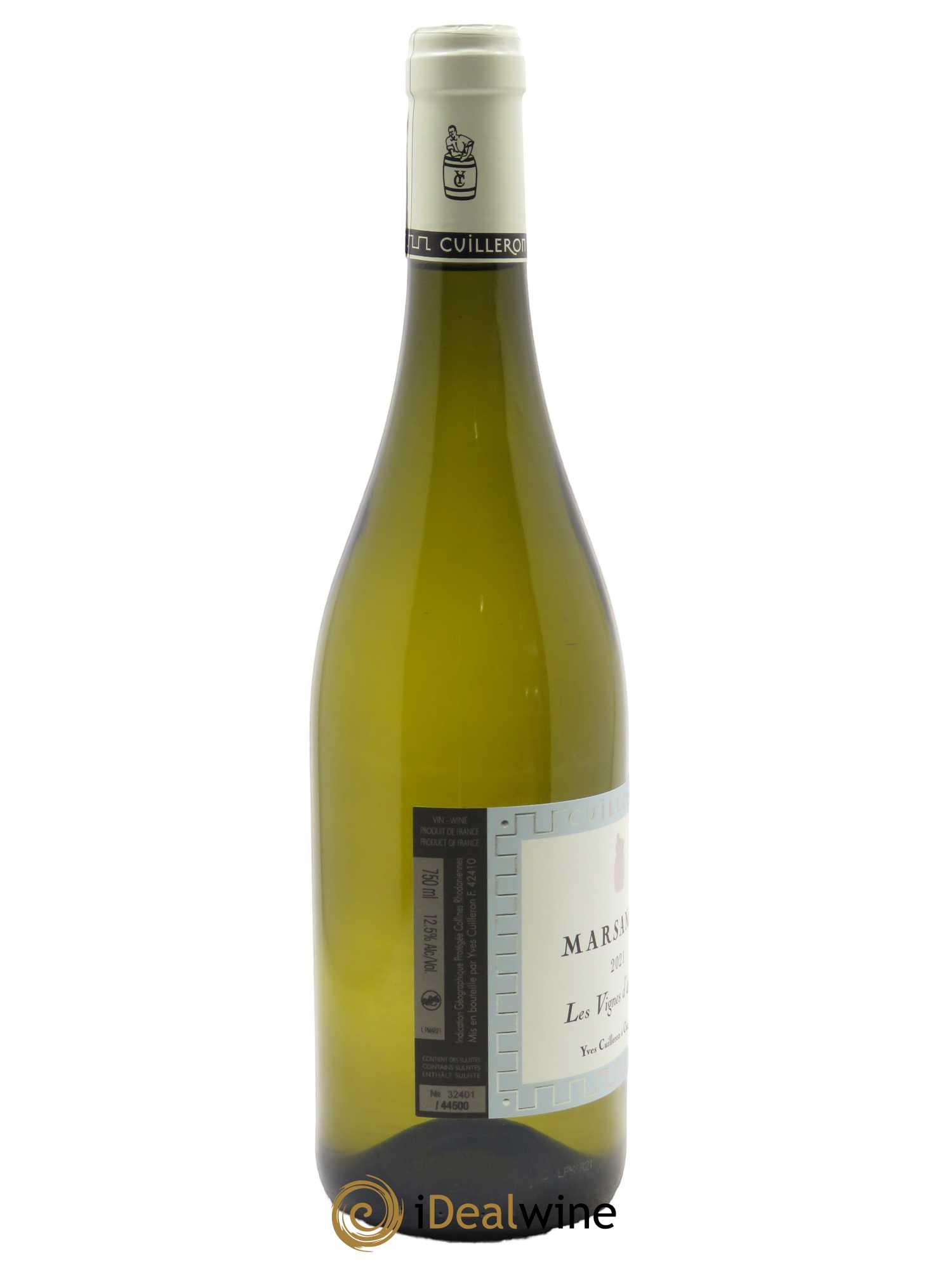 IGP Collines Rhodaniennes Marsanne les Vignes d'à Côté Yves Cuilleron (Domaine)  2021 - Lot de 1 Bouteille