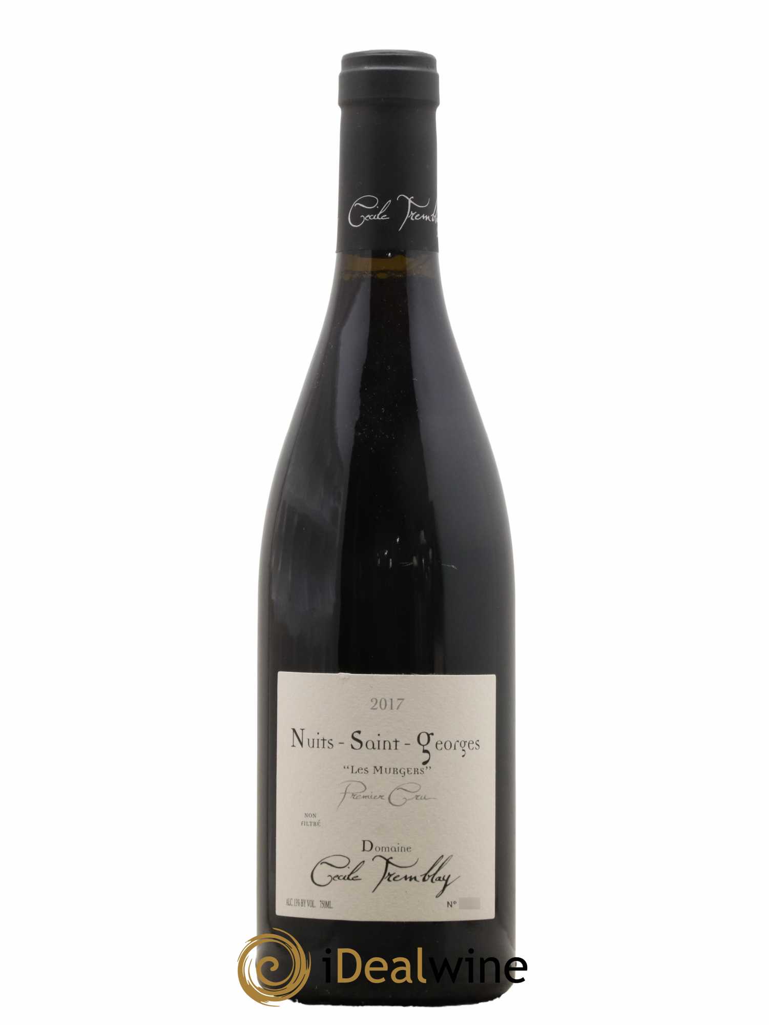 Nuits Saint-Georges 1er Cru Les Murgers Cécile Tremblay  2017 - Lot de 1 Bouteille