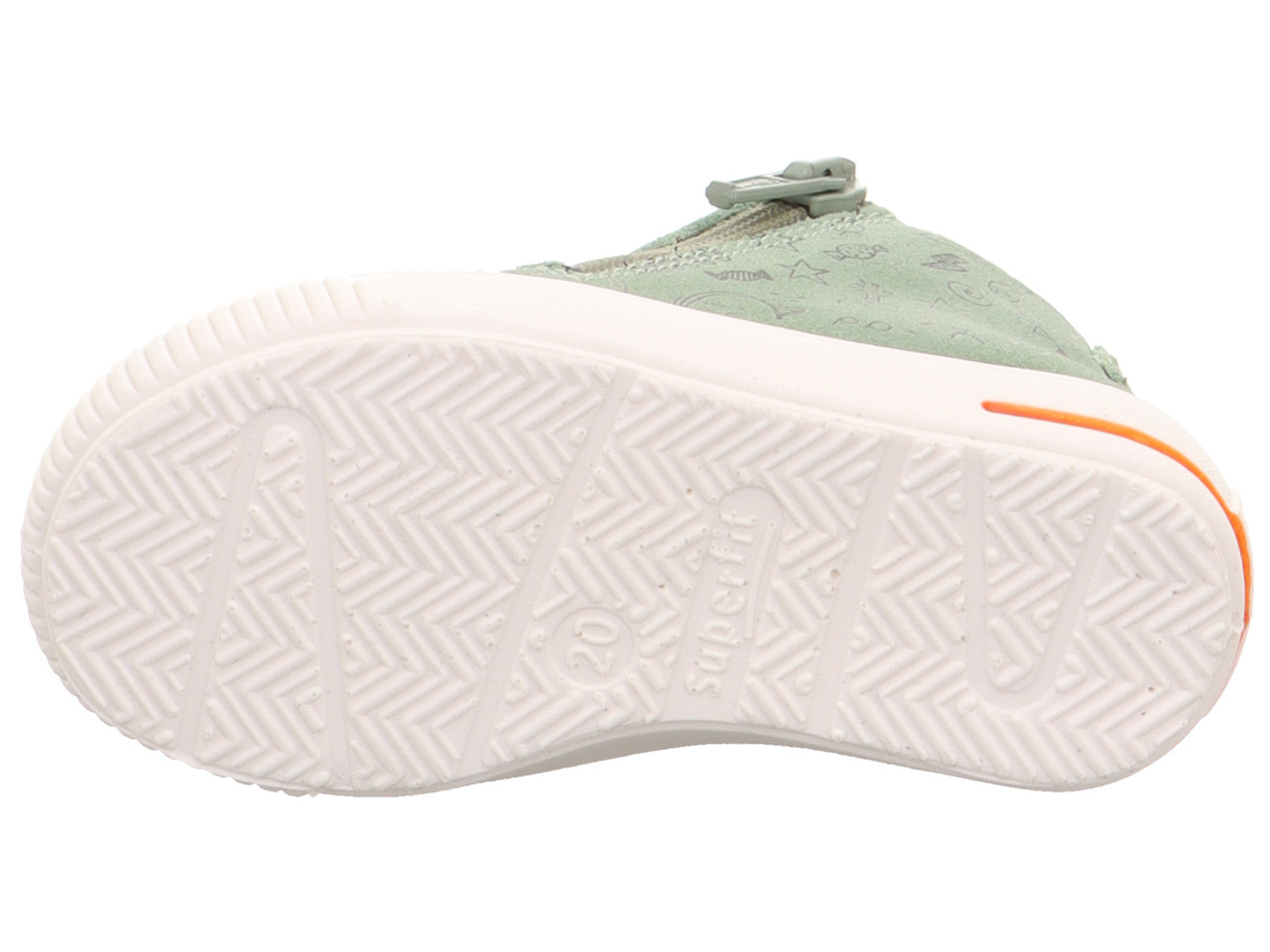 MOPPY - Hellgrün/WeißSneaker low mit Reißverschluss