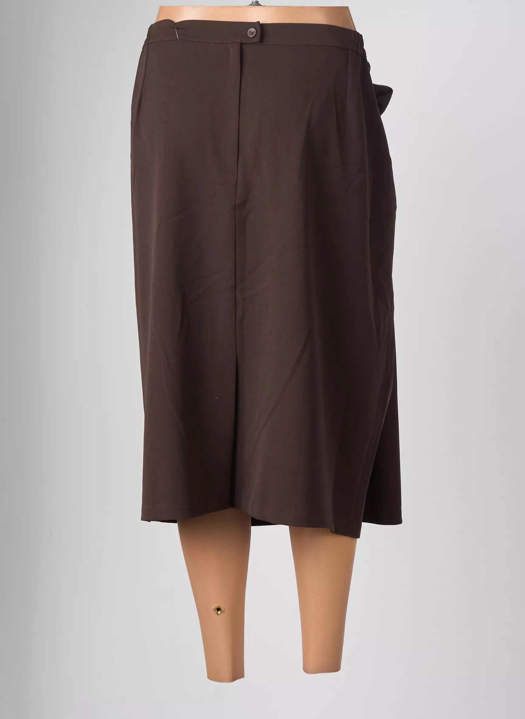 Elssa Jupes Mi Longues Femme couleur marron