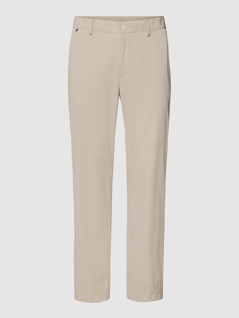 Chino mit französischen Eingrifftaschen Modell 'Perin' in beige