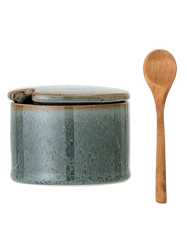 Bloomingville Dose PIXIE mit Deckel und Löffel Grün günstig kaufen onesize