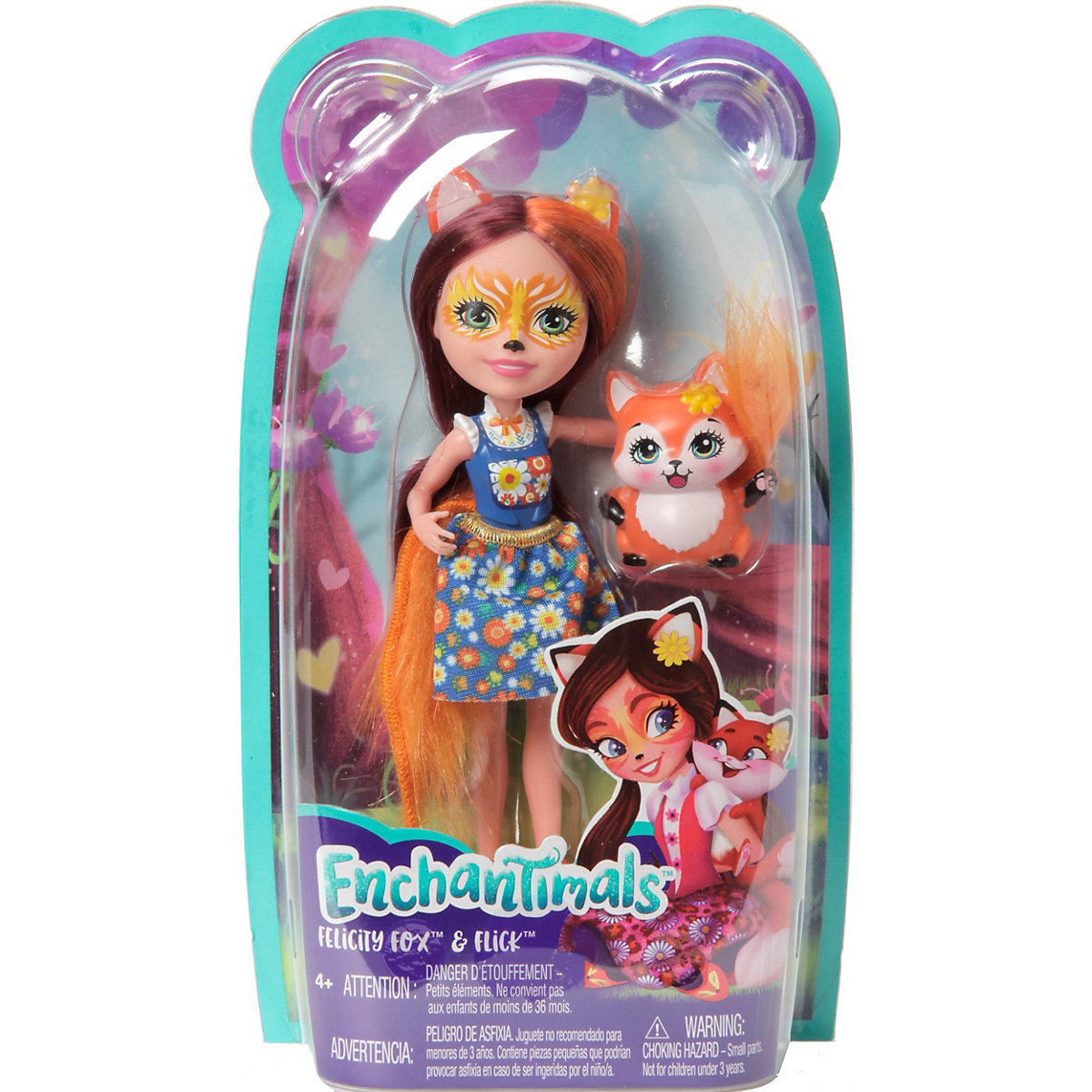 Enchantimals Felicity Fox & Flick Puppe