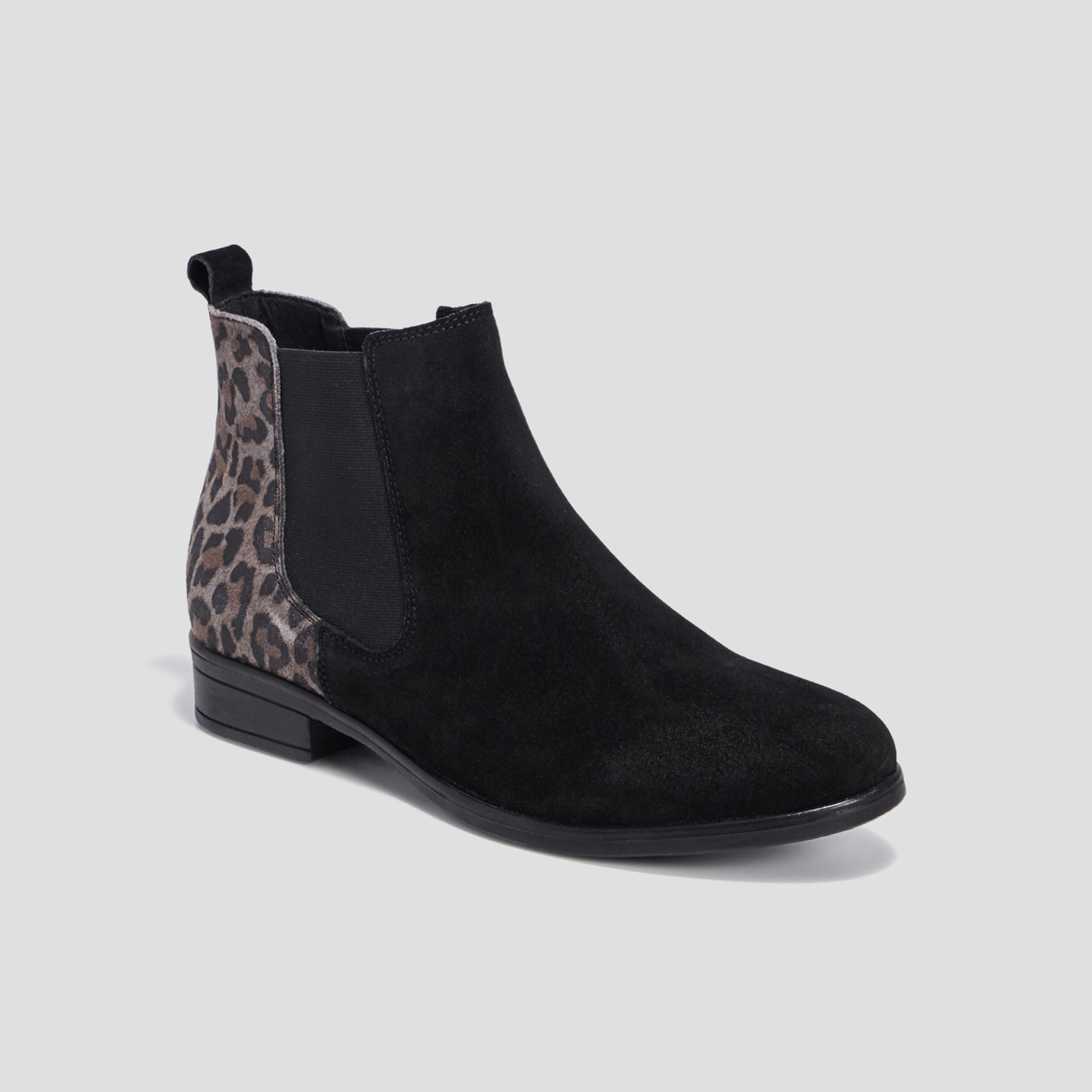 Bottines chelsea noir femme | La Halle