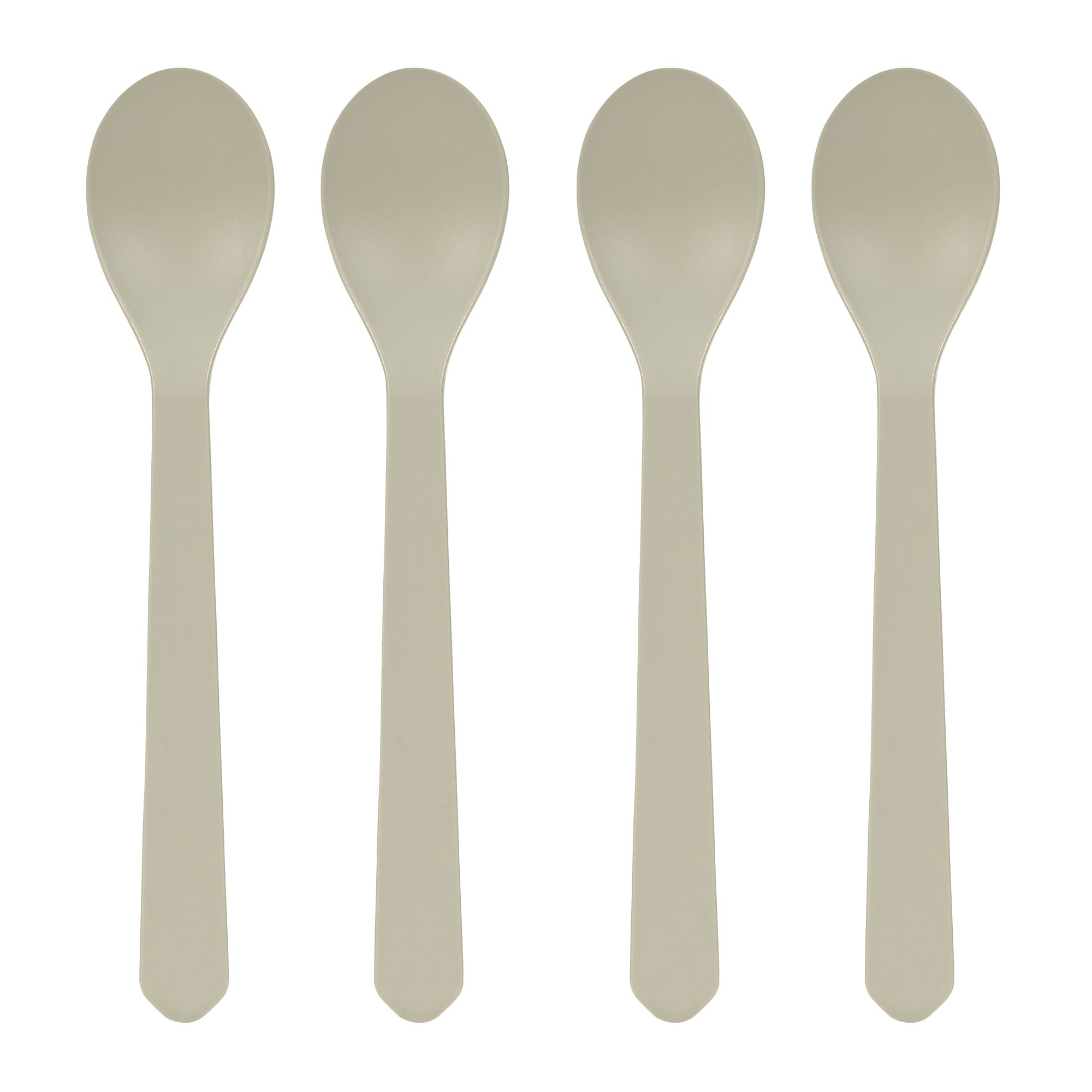 Kinderlöffel Set (4 Stk) - Geo, Grau
