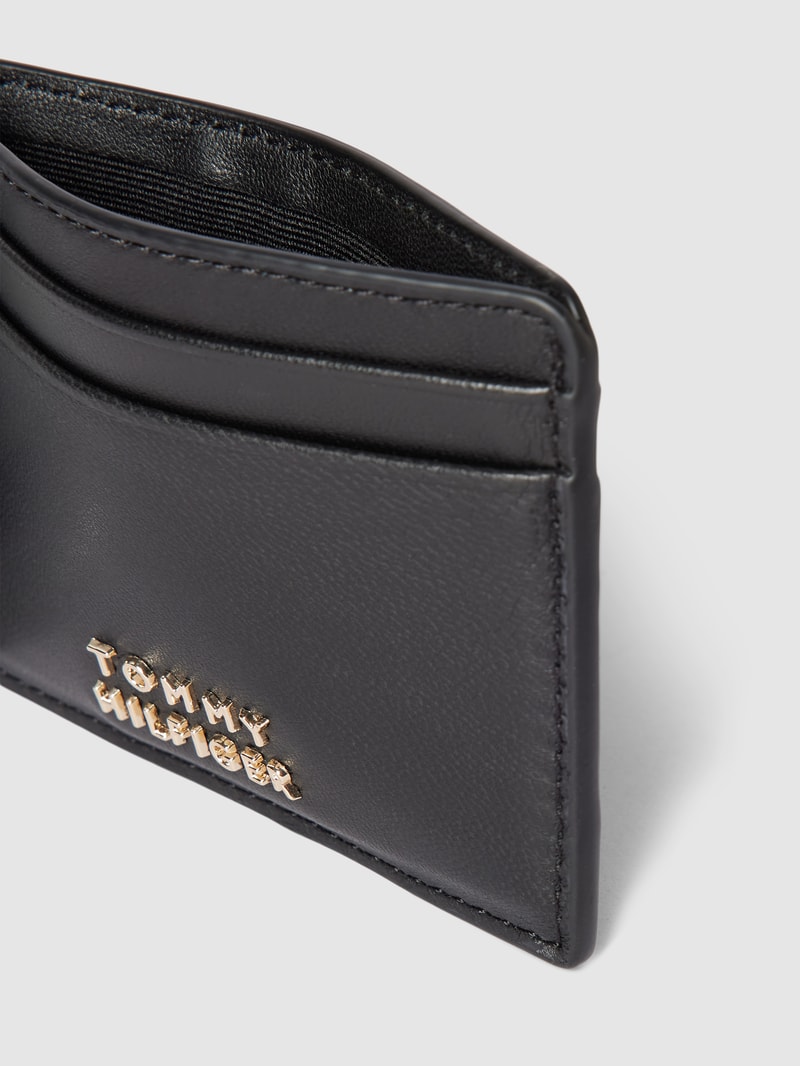 Kartenetui in Leder-Optik Modell 'CASUAL CHIC' in schwarz