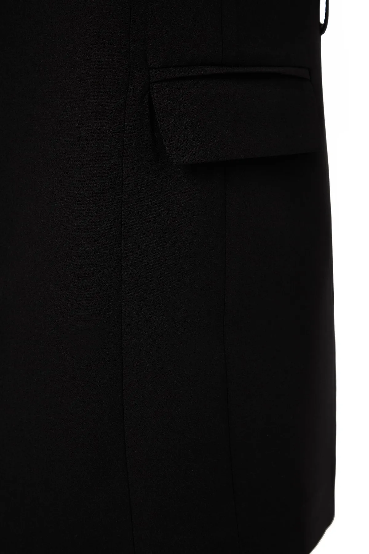Trendyol Collection  Schwarze, normal gebundene gewebte Weste TWOAW24YE00071