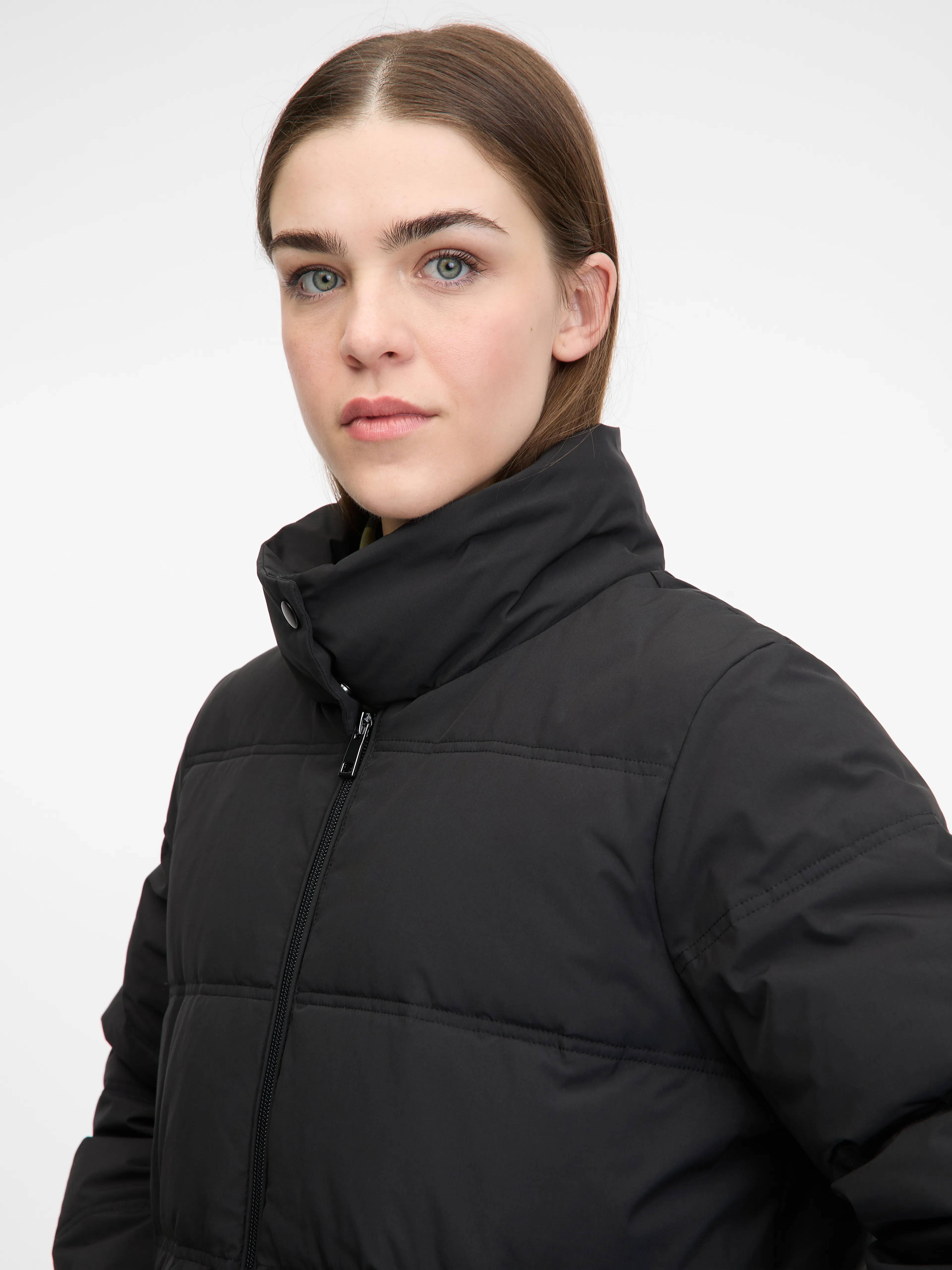 Schwarze Damen-Winterjacke ORSAY