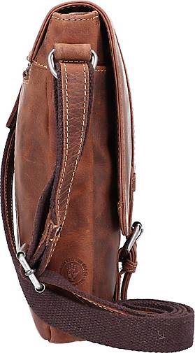 Greenburry Vintage Umhängetasche Leder 22 cm