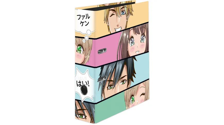 Motiv-Ordner A4 Manga Faces