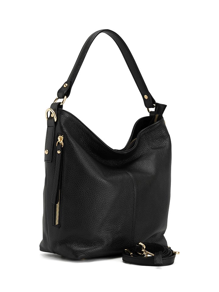 Lucca Baldi Leder-Schultertasche 
