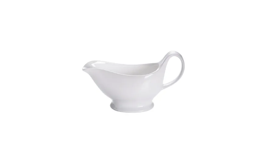 MAXWELL & WILLIAMS Kitchen Sauciere 0,4 l, Geschenkbox, Porzellan Weiß