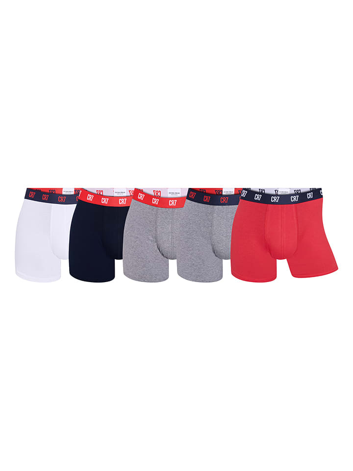 CR7 5er-Set: Boxershorts in Bunt günstig kaufen