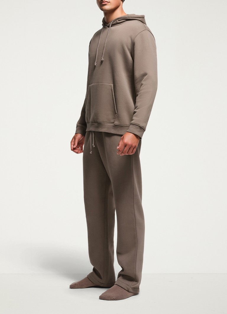 Blusa de moletom SKIMS Fleece Lounge com bolso canguru
