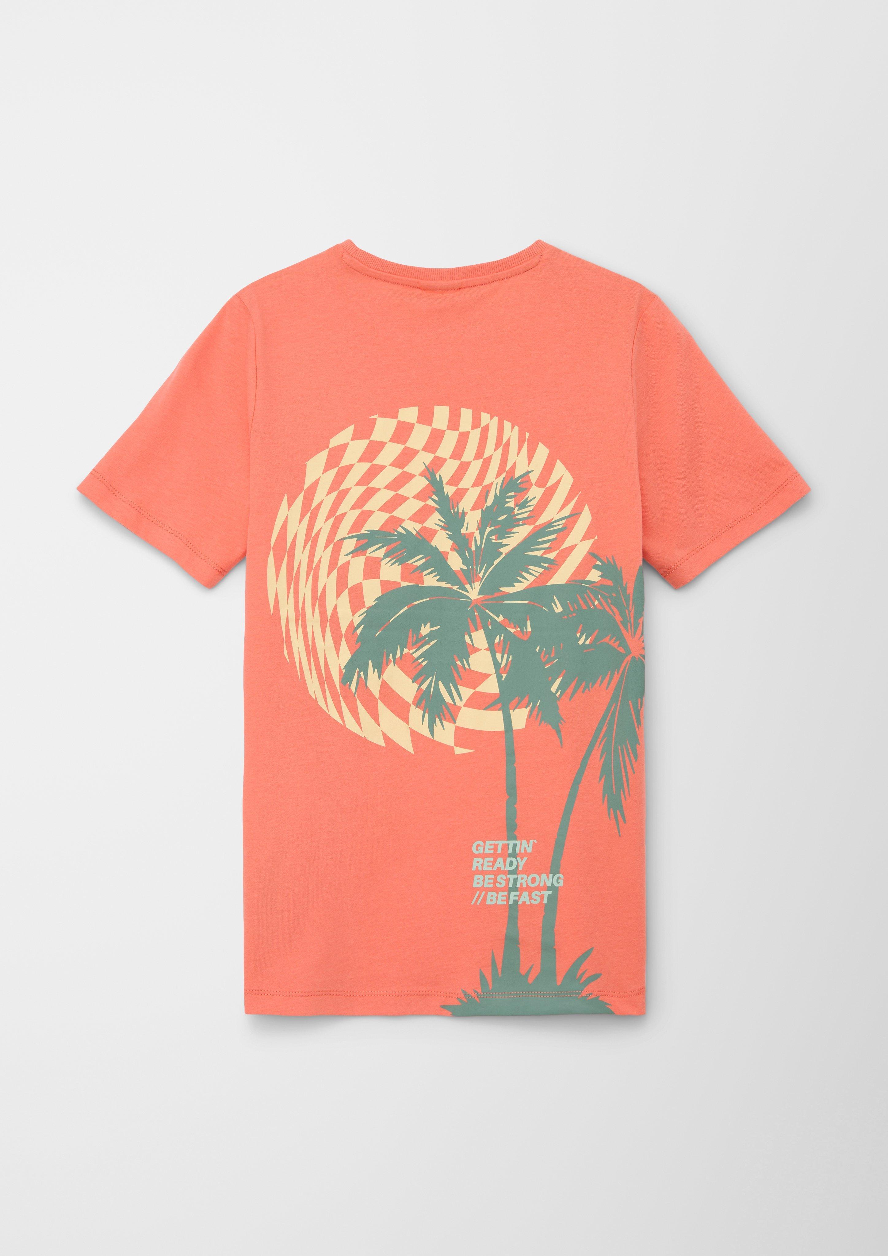 T-Shirt mit Rückenprint  2130530-2350