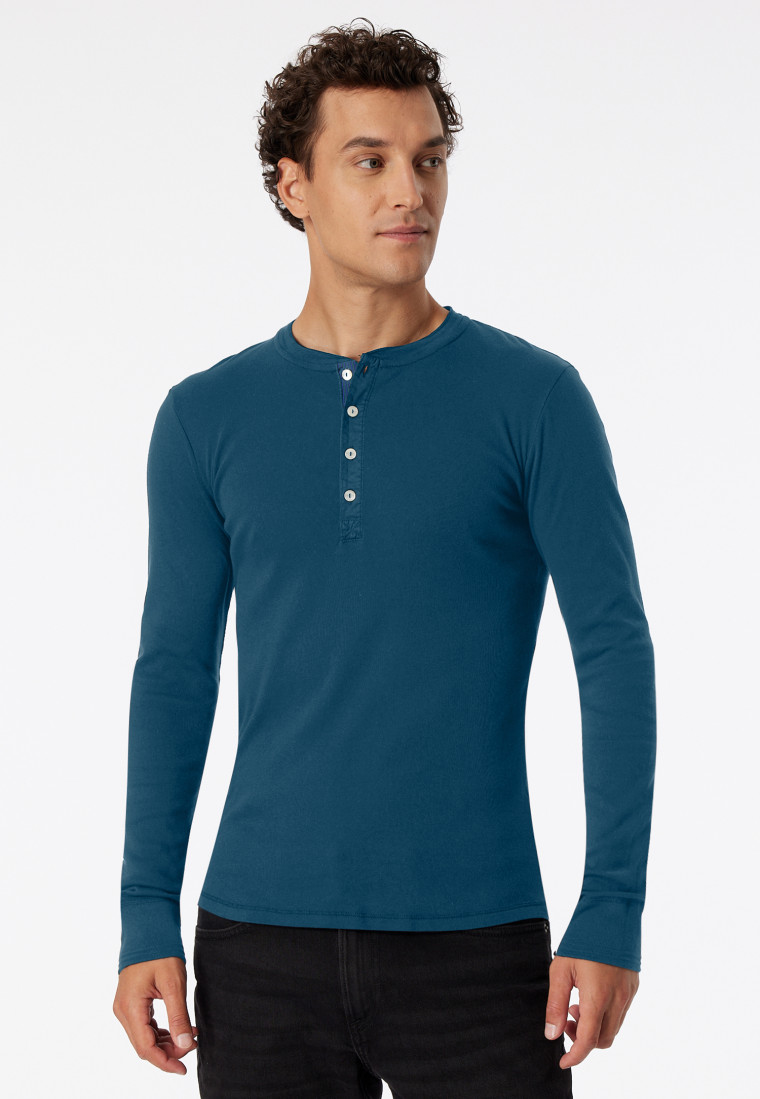 Shirt langarm jeansblau - Revival Karl-Heinz