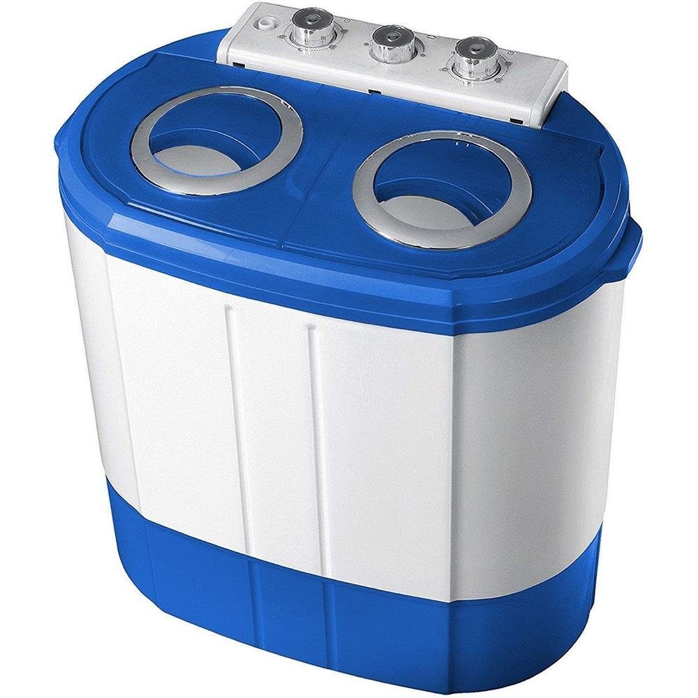 STEINBORG Wäscheschleuder SB-4002, 3 kg, Mini Waschmaschine, Camping, Toploader, 3 KG Kapazität, mit Schleuderfunktion, 2 Kammern, 230 Watt