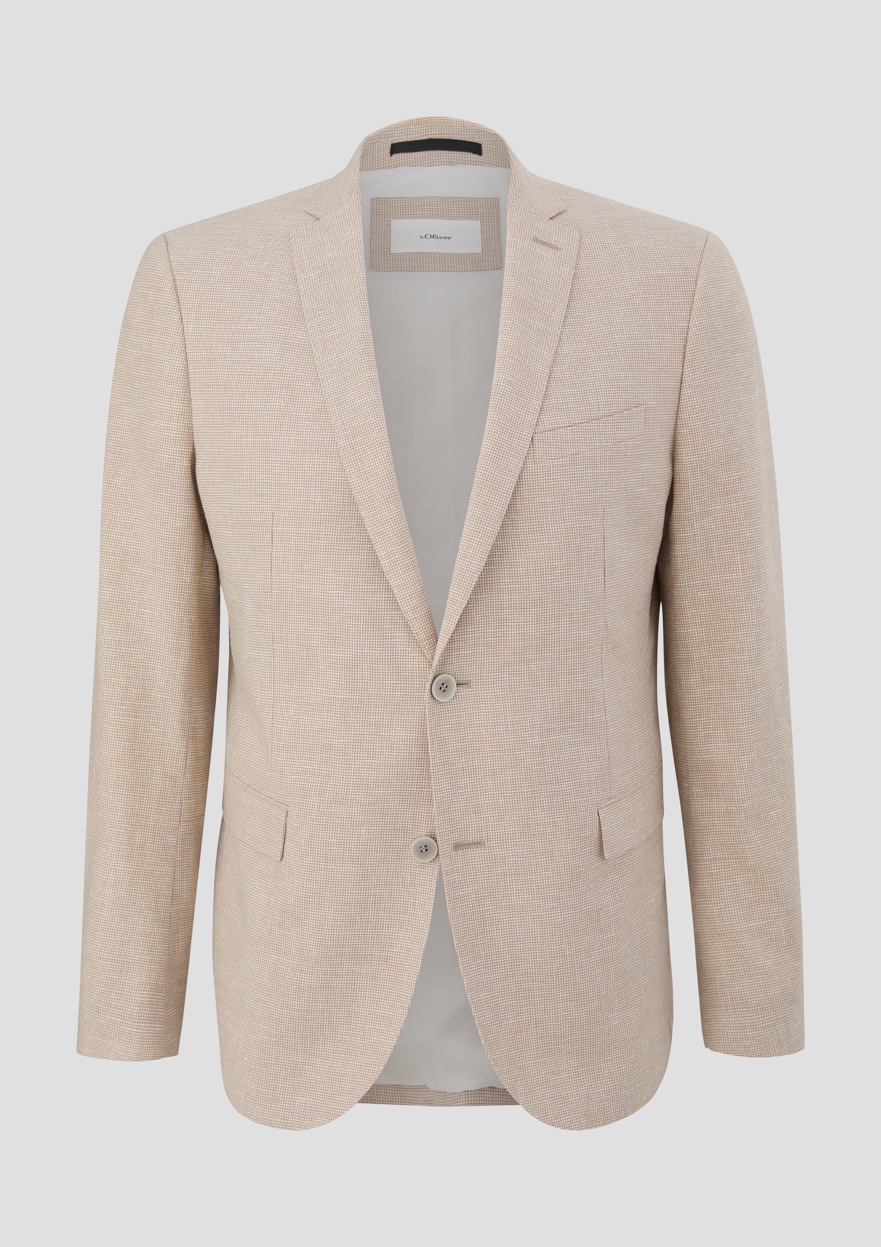 Slim: Sakko im Hahnentrittmuster  2142800-81N8