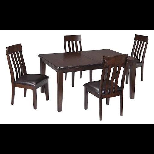 Extendable Dining Table, Dark Brown, Wood