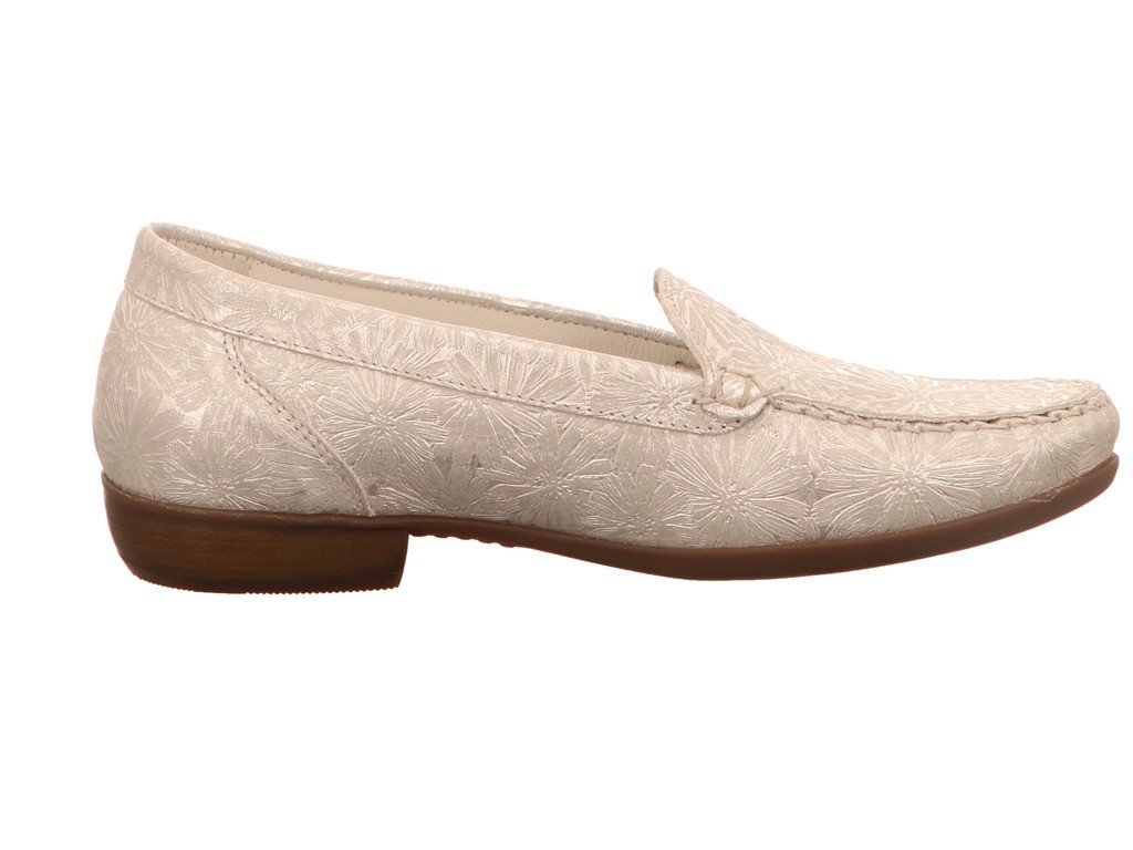 WALDLÄUFER Klassische Slipper silber