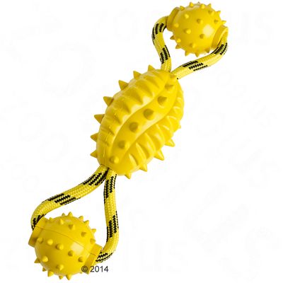 HUNTER Hundespielzeug Spike Ball mit Kordel