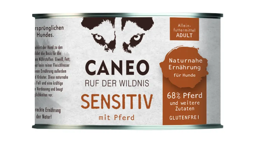 CANEO Nassfutter Sensitiv Pferd Dose 200 g