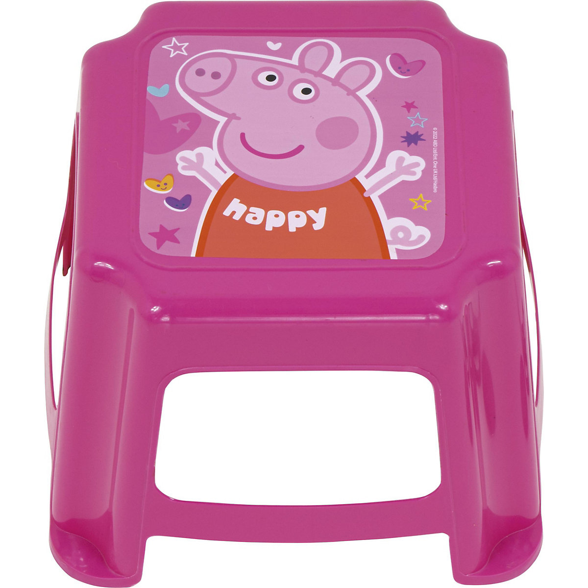 Kinder Hocker aus Kunststoff, Peppa Pig, 27 x 27 x 21 cm