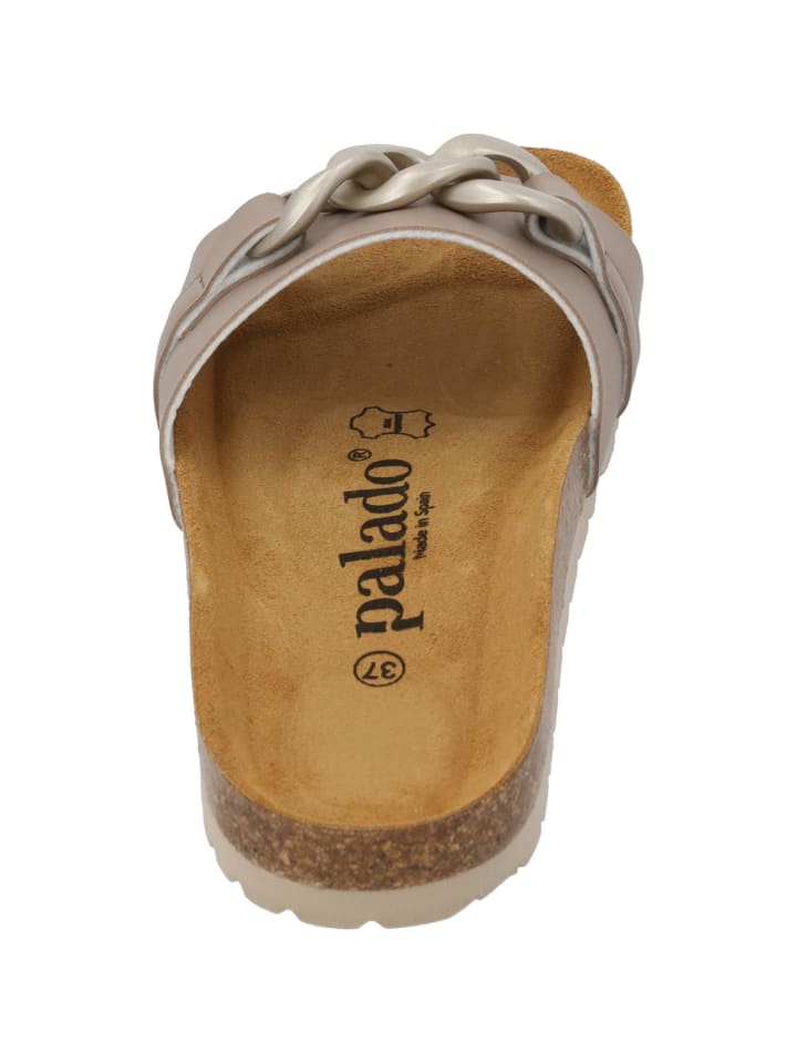palado Pantoletten in beige matt günstig kaufen