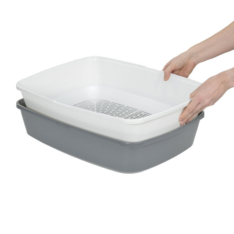 AniOne Katzentoiletten AniOne geschlossene Sieb-Toilette Clean Cat M